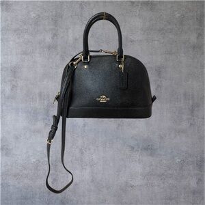 Sierra Mini Coach Black Dome Satchel